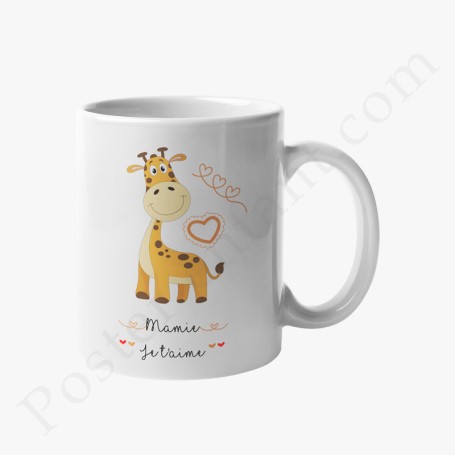 Mug : Mamie je t'aime !