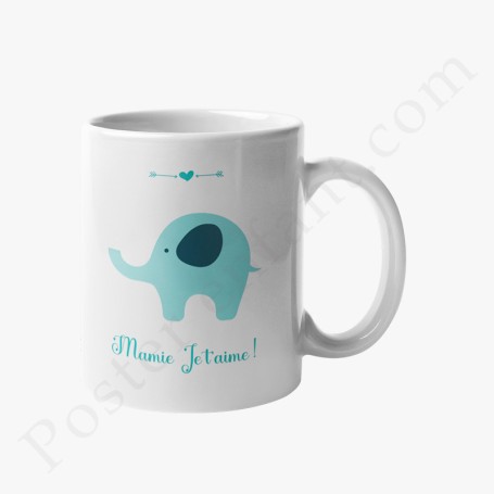 Mug : Mamie je t'aime !