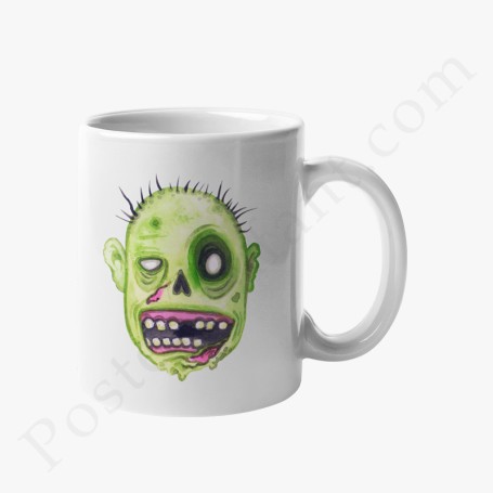 Mug : Halloween monstre vert