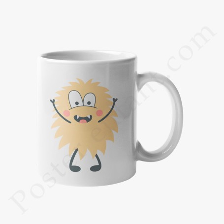 Mug : Petit monstre jaune