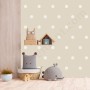 Papier peint : Petits pois - Beige