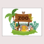 Affiche Zoo : Les animaux de la jungle