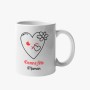 Mug : Bonne fête maman avec joli coeur