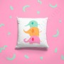 Coussin déco :  Amusants petits éléphants