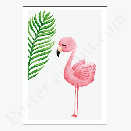 Affiche : Flamand rose