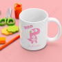 Mug : Dinosaure avec prénom à personnaliser