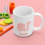 Mug : Dinosaure avec prénom à personnaliser