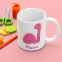 Mug : Dinosaure avec prénom à personnaliser