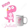 Mug : Dinosaure avec prénom à personnaliser