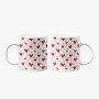 Mug : Coeurs rouges