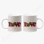 Mug : Love avec coeur