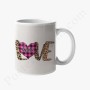 Mug : Love avec coeur