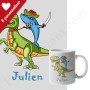 Mug : Dinosaure et requin amusants à personnaliser