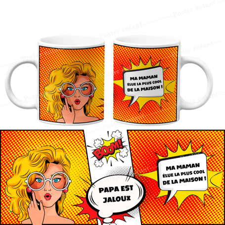 Mug Bd: Mug bande dessinée à personnaliser