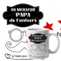 Mug moustache pour papa à personnaliser