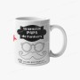 Mug moustache pour papa à personnaliser