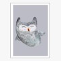 Affiche  Hibou fun et amusant