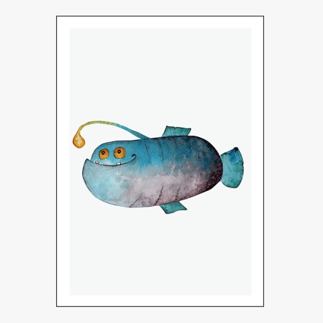 Affiche Poisson rigolo